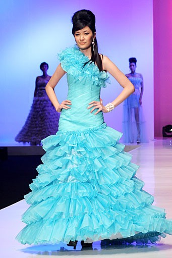 Jeanny Ang Enchanting Dreams. PAC Martha Tilaar. Indonesia Fashion Week 2012 at Jakarta Convention Center. Senayan. Jakarta. [Foto: Mohammad Abduh/Wolipop]