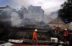 Damkar Jinakkan Kebakaran Pasar Palmerah