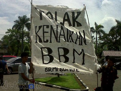 Harga BBM Naik Ditolak Warga Sumut