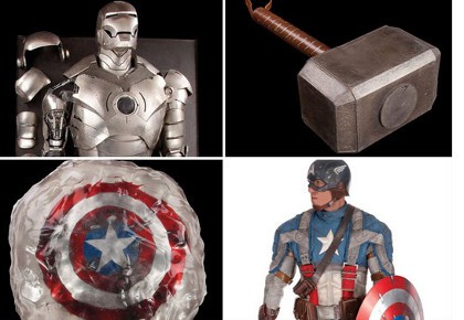 Palu Thor, Motor Captain America Hingga Jubah Iron Man Dilelang