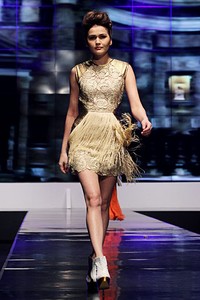 Ali Charisma Longing for Greece International Flair. Indonesia Fashion Week 2012 at Jakarta Convention Center. Senayan. Jakarta. [Foto: Mohammad Abduh/Wolipop]