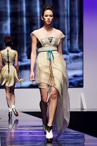 Ali Charisma Longing for Greece International Flair. Indonesia Fashion Week 2012 at Jakarta Convention Center. Senayan. Jakarta. [Foto: Mohammad Abduh/Wolipop]