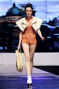 Ali Charisma Longing for Greece International Flair. Indonesia Fashion Week 2012 at Jakarta Convention Center. Senayan. Jakarta. [Foto: Mohammad Abduh/Wolipop]