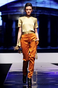 Ali Charisma Longing for Greece International Flair. Indonesia Fashion Week 2012 at Jakarta Convention Center. Senayan. Jakarta. [Foto: Mohammad Abduh/Wolipop]