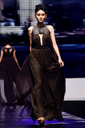 Ali Charisma Longing for Greece International Flair. Indonesia Fashion Week 2012 at Jakarta Convention Center. Senayan. Jakarta. [Foto: Mohammad Abduh/Wolipop]