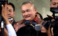 Ketika ditanya apakah dirinya mengetahui mengenai pengadaan barang Wisma Atlet yang bermasalah, Alex mengaku tidak ikut-ikutan. Ramses/detikcom.
