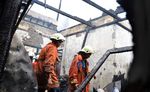 Gara-gara Korslet, Rumah Kos Hangus Terbakar