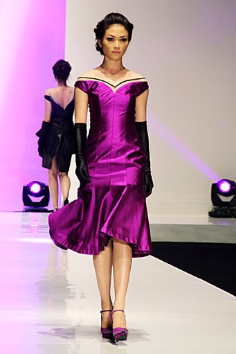 Stella Rissa STELLA. Passion and Attraction inspired by Downy. Indonesia Fashion Week 2012 at Jakarta Convention Center.  Jakarta. [Foto: Mohammad Abduh/Wolipop]