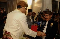 Sedangkan resepsi yang digelar di Balai Sudirman, Jakarta tidak akan dihadiri Antasari karena dia hanya diizinkan menghadiri siraman dan akad nikah saja.