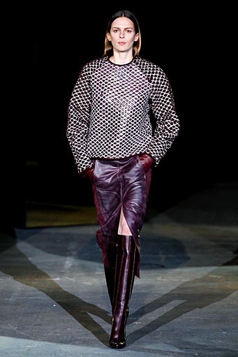 Alexander Wang. Fall/Winter 2012. New York Fashion Week 2012. [Photo by Peter Michael Dills/Getty Images]