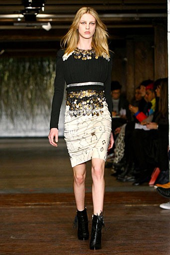 Altuzarra, Fall/Winter 2012. New York Fashion Week 2012. [Photo by Neilson Barnard/Getty Images]