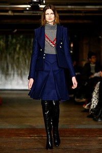 Altuzarra, Fall/Winter 2012. New York Fashion Week 2012. [Photo by Neilson Barnard/Getty Images]