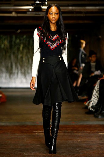 Altuzarra, Fall/Winter 2012. New York Fashion Week 2012. [Photo by Neilson Barnard/Getty Images]
