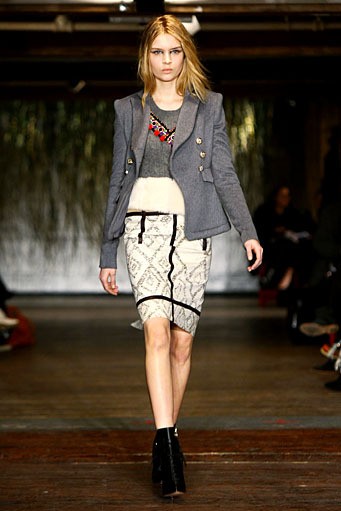 Altuzarra, Fall/Winter 2012. New York Fashion Week 2012. [Photo by Neilson Barnard/Getty Images]