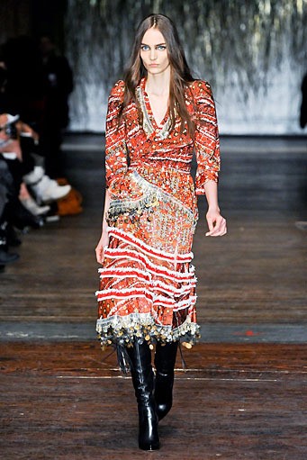 Altuzarra, Fall/Winter 2012. New York Fashion Week 2012. [Photo by Neilson Barnard/Getty Images]