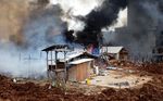 Bedeng Pekerja di Kuningan Hangus Terbakar