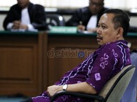 Ia dianggap terbukti menerima suap Rp 2 miliar dari kuasa direksi PT Alam Jaya Papua, Dharnawati. Ramses/detikcom.