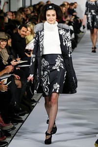 Oscar De La Renta, Fall/Winter 2012. New York Fashion Week 2012. [Photo by Neilson Barnard/Getty Images]