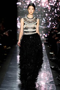 Naeem Khan, Fall/Winter 2012. New York Fashion Week 2012. [Photo by Frazer Harrison/Getty Images for Mercedes-Benz Fashion Week]