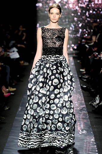 Naeem Khan, Fall/Winter 2012. New York Fashion Week 2012. [Photo by Frazer Harrison/Getty Images for Mercedes-Benz Fashion Week]