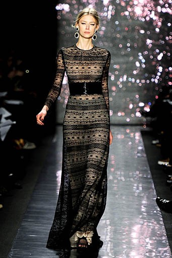 Naeem Khan, Fall/Winter 2012. New York Fashion Week 2012. [Photo by Frazer Harrison/Getty Images for Mercedes-Benz Fashion Week]