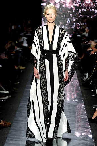 Naeem Khan, Fall/Winter 2012. New York Fashion Week 2012. [Photo by Frazer Harrison/Getty Images for Mercedes-Benz Fashion Week]