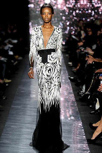 Naeem Khan, Fall/Winter 2012. New York Fashion Week 2012. [Photo by Frazer Harrison/Getty Images for Mercedes-Benz Fashion Week]