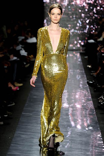 Naeem Khan, Fall/Winter 2012. New York Fashion Week 2012. [Photo by Frazer Harrison/Getty Images for Mercedes-Benz Fashion Week]