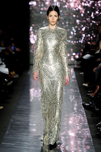 Naeem Khan, Fall/Winter 2012. New York Fashion Week 2012. [Photo by Frazer Harrison/Getty Images for Mercedes-Benz Fashion Week]