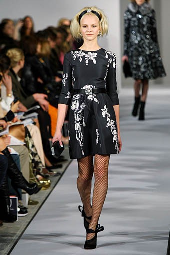 Oscar De La Renta, Fall/Winter 2012. New York Fashion Week 2012. [Photo by Neilson Barnard/Getty Images]