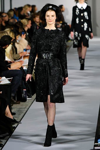 Oscar De La Renta, Fall/Winter 2012. New York Fashion Week 2012. [Photo by Neilson Barnard/Getty Images]