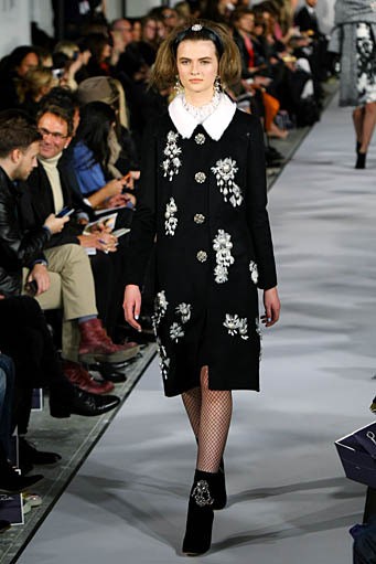 Oscar De La Renta, Fall/Winter 2012. New York Fashion Week 2012. [Photo by Neilson Barnard/Getty Images]