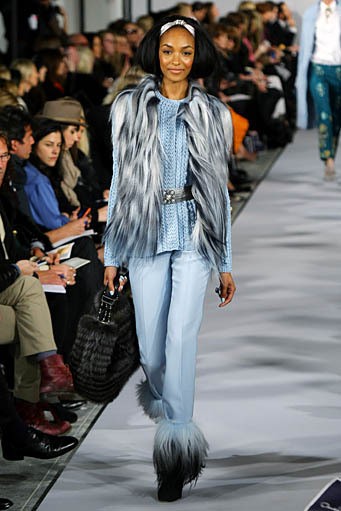 Oscar De La Renta, Fall/Winter 2012. New York Fashion Week 2012. [Photo by Neilson Barnard/Getty Images]