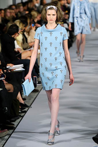 Oscar De La Renta, Fall/Winter 2012. New York Fashion Week 2012. [Photo by Neilson Barnard/Getty Images]