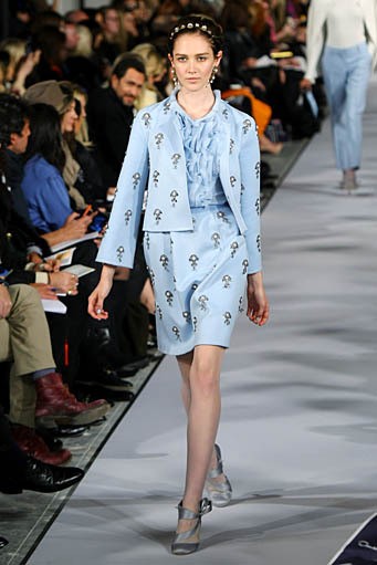 Oscar De La Renta, Fall/Winter 2012. New York Fashion Week 2012. [Photo by Neilson Barnard/Getty Images]