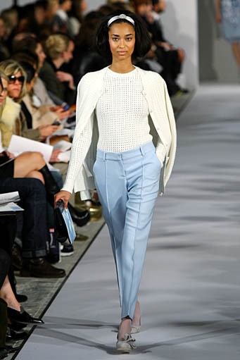 Oscar De La Renta, Fall/Winter 2012. New York Fashion Week 2012. [Photo by Neilson Barnard/Getty Images]