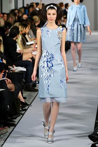 Oscar De La Renta, Fall/Winter 2012. New York Fashion Week 2012. [Photo by Neilson Barnard/Getty Images]