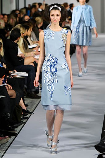 Oscar De La Renta, Fall/Winter 2012. New York Fashion Week 2012. [Photo by Neilson Barnard/Getty Images]