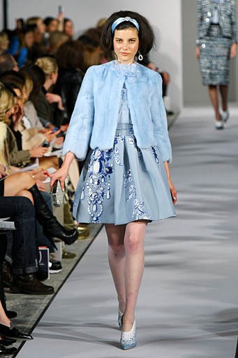 Oscar De La Renta, Fall/Winter 2012. New York Fashion Week 2012. [Photo by Neilson Barnard/Getty Images]