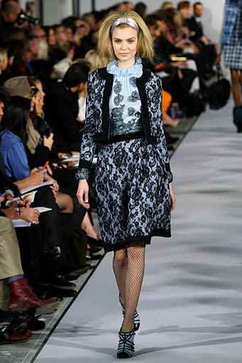 Oscar De La Renta, Fall/Winter 2012. New York Fashion Week 2012. [Photo by Neilson Barnard/Getty Images]