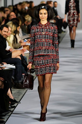Oscar De La Renta, Fall/Winter 2012. New York Fashion Week 2012. [Photo by Neilson Barnard/Getty Images]