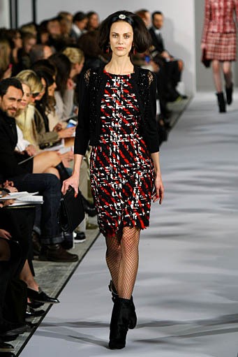 Oscar De La Renta, Fall/Winter 2012. New York Fashion Week 2012. [Photo by Neilson Barnard/Getty Images]