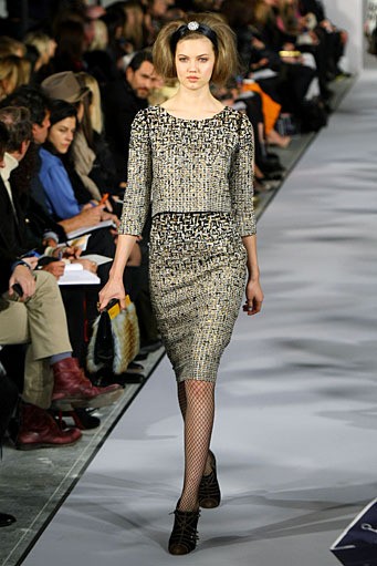 Oscar De La Renta, Fall/Winter 2012. New York Fashion Week 2012. [Photo by Neilson Barnard/Getty Images]