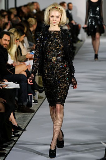 Oscar De La Renta, Fall/Winter 2012. New York Fashion Week 2012. [Photo by Neilson Barnard/Getty Images]