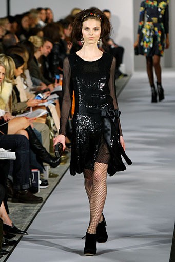 Oscar De La Renta, Fall/Winter 2012. New York Fashion Week 2012. [Photo by Neilson Barnard/Getty Images]