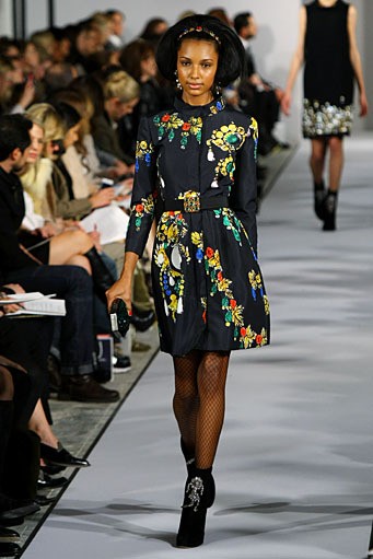 Oscar De La Renta, Fall/Winter 2012. New York Fashion Week 2012. [Photo by Neilson Barnard/Getty Images]