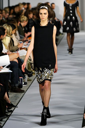 Oscar De La Renta, Fall/Winter 2012. New York Fashion Week 2012. [Photo by Neilson Barnard/Getty Images]