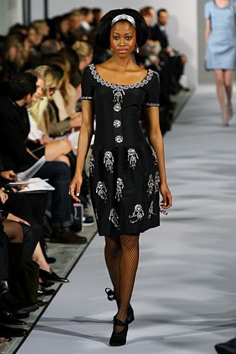 Oscar De La Renta, Fall/Winter 2012. New York Fashion Week 2012. [Photo by Neilson Barnard/Getty Images]