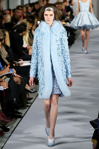 Oscar De La Renta, Fall/Winter 2012. New York Fashion Week 2012. [Photo by Neilson Barnard/Getty Images]