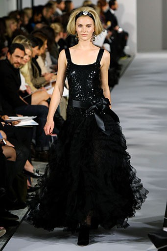 Oscar De La Renta, Fall/Winter 2012. New York Fashion Week 2012. [Photo by Neilson Barnard/Getty Images]